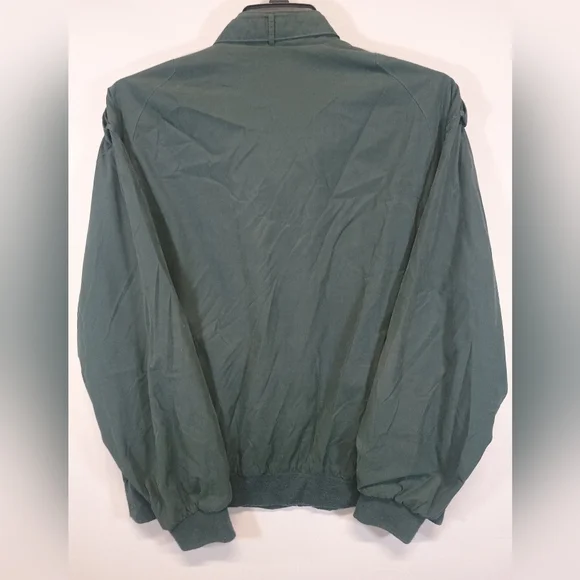 Members Only Microfiber Men’s L Vintage Green Bomber Jacket - Picture 9 of 9
